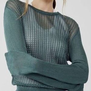 Free People H20 Crew Pullover Jaded
